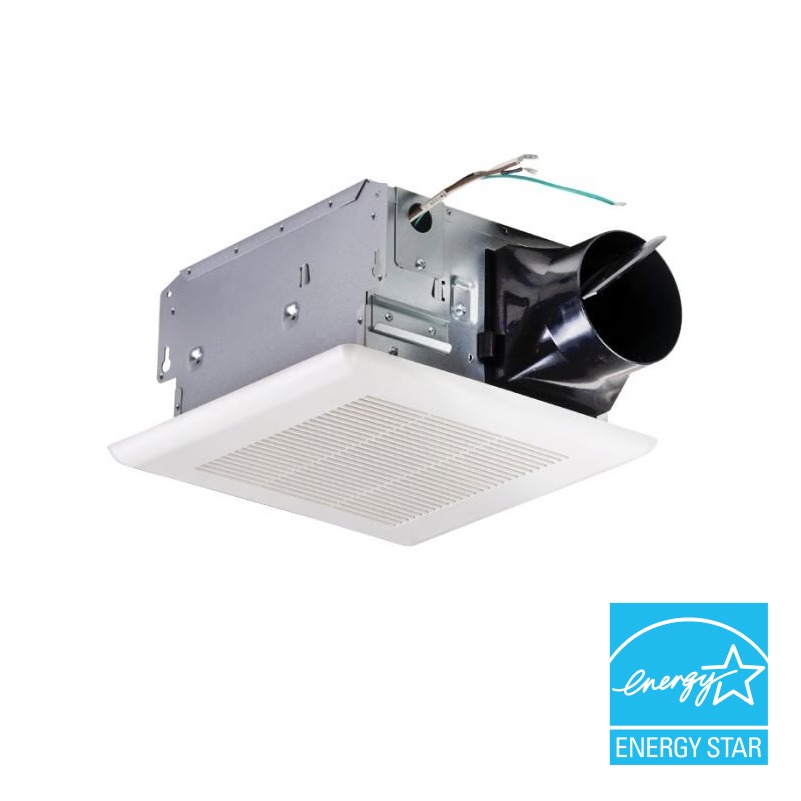 80 CFM 0.6 Sones ACiQ Ultra Quiet Bathroom Exhaust Fan 
