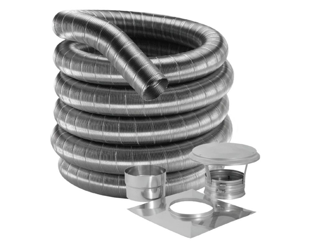 6-Inch x 15-FT Duravent Stainless Liner Kit