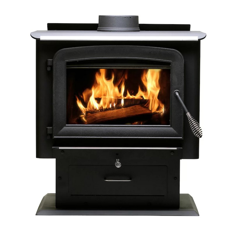 Ashley Large Wood Burning Stove - Heats Up To 2000 Square Feet