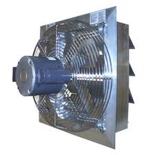 Canarm AX18-1V 18 Inch Shutter Mounted Direct Drive Speed Controllable Exhaust Fan