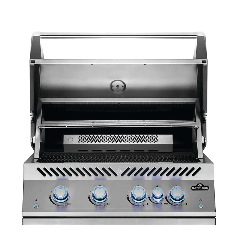 Napoleon 32" 700 Series Built In Stainless Steel Gas Grill with Rear Infrared Burner for Natural Gas - BIG32RBNSS