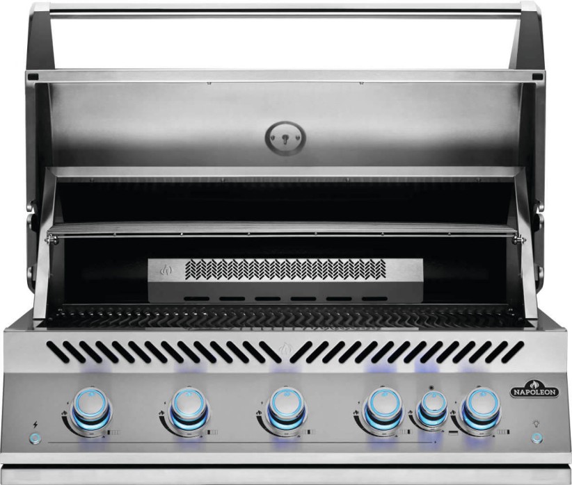 Napoleon 38" BIG Series Built In Stainless Steel Gas Grill with Rear Infrared Burner for Natural Gas - BIG38RBNSS