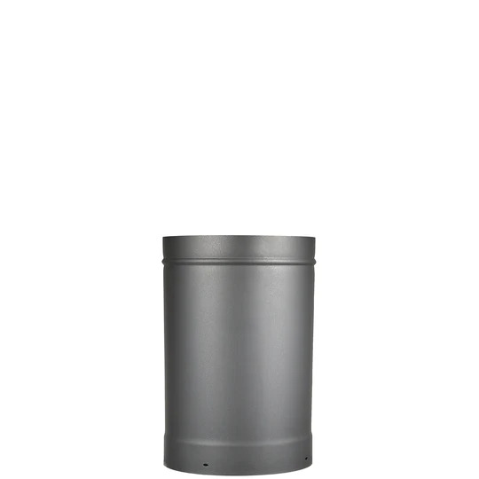 AllFuel HST 6-Inch Diameter x 12-Inch Long Single Wall Black Stove Pipe