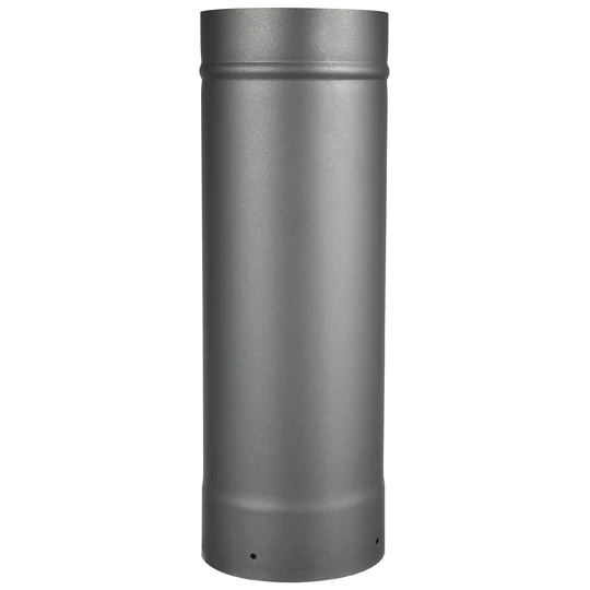 AllFuel HST 6-Inch Diameter x 48-Inch Long Single Wall Black Stove Pipe