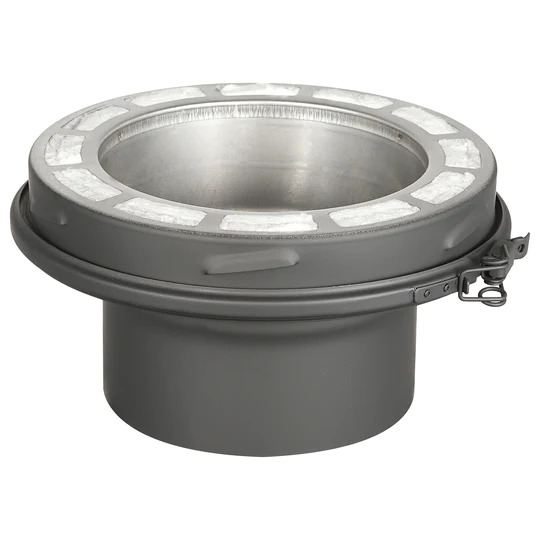 AllFuel HST Stove Pipe Adapter for 8-Inch Inner Diameter Chimney Pipe