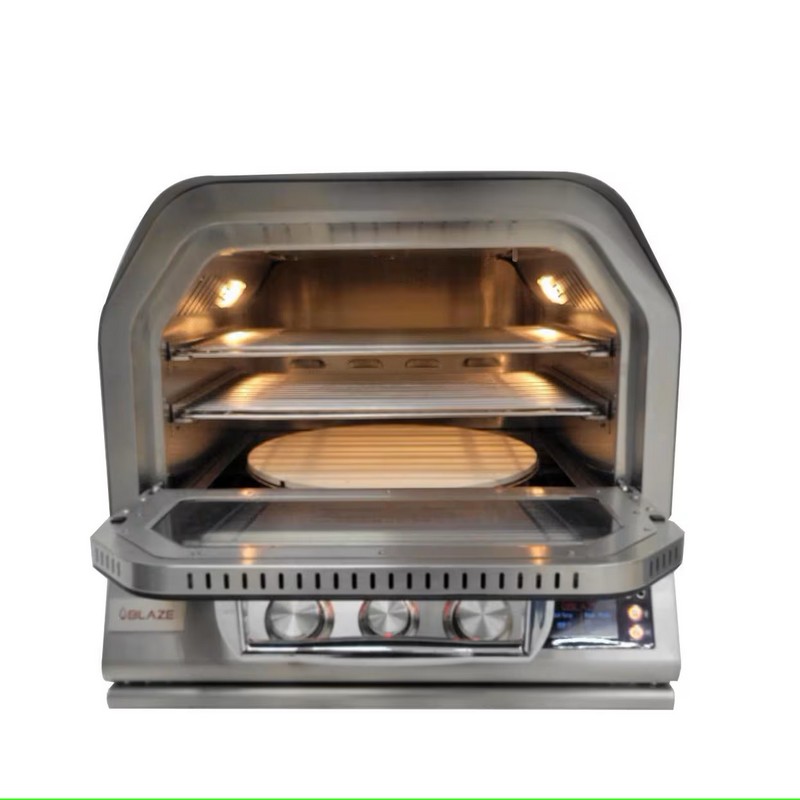 Blaze 26" Built In Gas Outdoor Pizza Oven for Propane - BLZ-26-PZOVN-LP