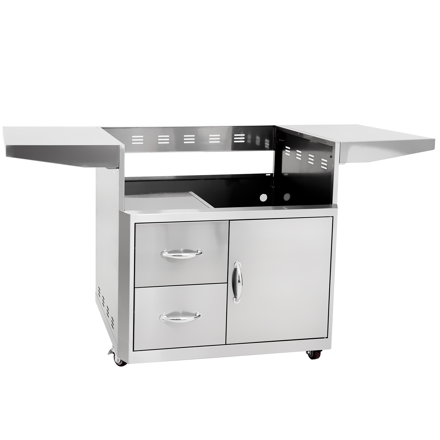 Blaze Stainless Steel Freestanding Grill Cart For PRO 3 Burner Gas Grill - BLZ-3PRO-CART-LTSC