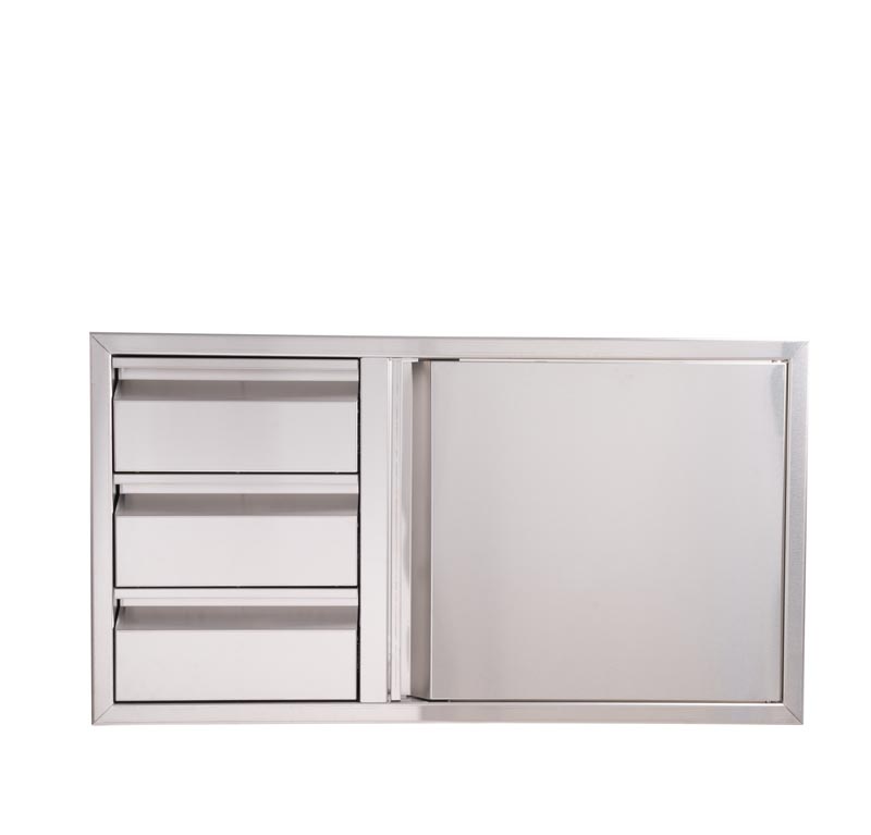 39-Inch Access Door / Triple Drawer Combo