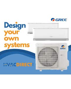 Gree Design Your Own Dual Zone Heat Pump System