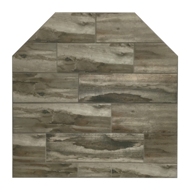 Diamond Hearths Standard Or Corner Hearth Pad - Barnwood | HVACDirect.com