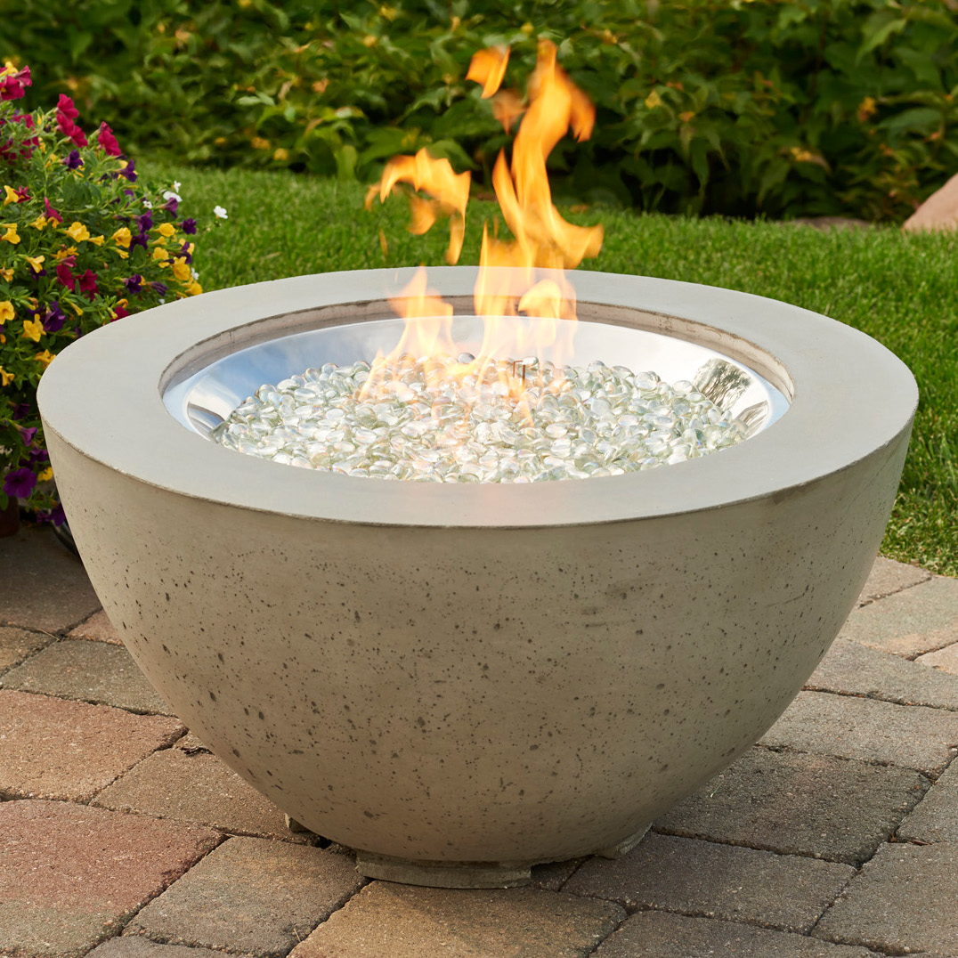 Faux Concrete Gas Fire Pit Costco