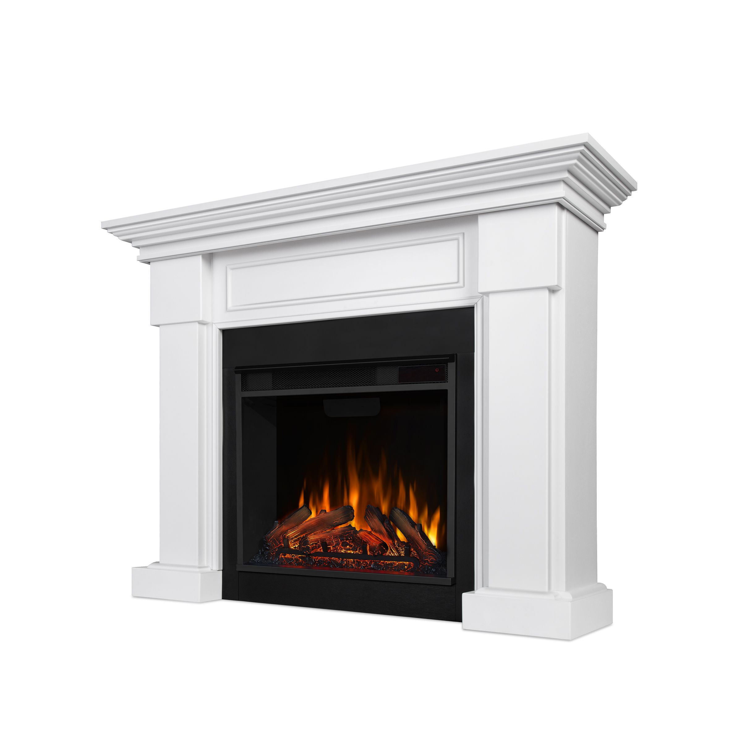 Real Flame Hillcrest Electric Fireplace in White - 7910E-W | Electric ...