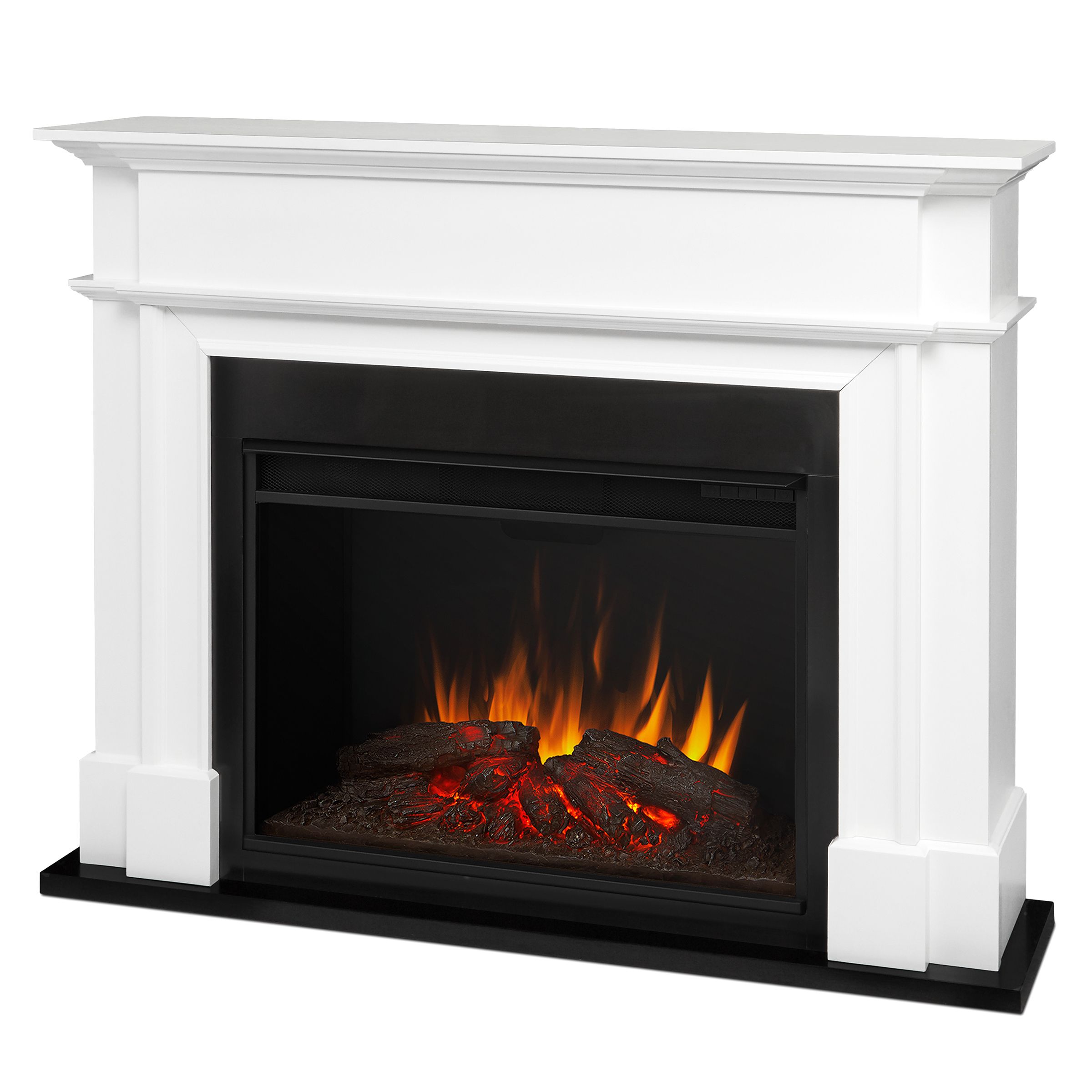 Real Flame Harlan Grand Electric Fireplace White - 8060E-W | Electric ...