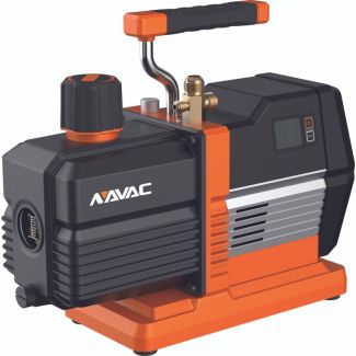 Navac Smart Vacuum Pump 6 CFM A2L DC Digital Display w/ Vacuum Gauge Master Series - NRP6Di