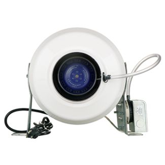 VENTS-US 5" Dryer Booster In- Line Centrifugal Plastic Fan - VK 125 PS