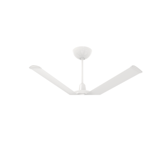 Haiku/es6 Downrod White 12 in 9-10 ft Sloped or Flat Ceilings