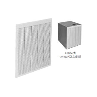 Style Crest HVAC Louvered Grille for Coil Cabinet