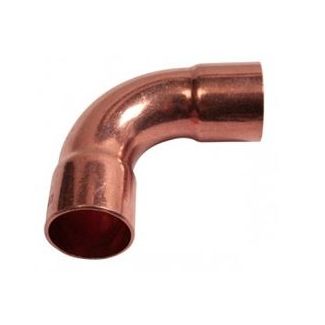 3/8" Long Sweep 90 Degree Copper Fitting Elbow