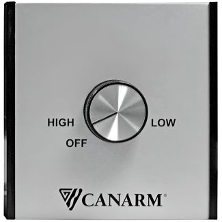 Canarm MC-15 Variable Speed Wall Mount Fan Control, 12 Amps