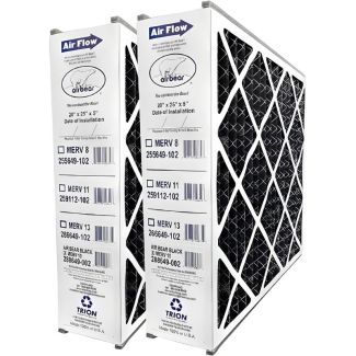 Trion Air Bear Black Odor Control Media Filter 20" x 25" x 5" - MERV 10