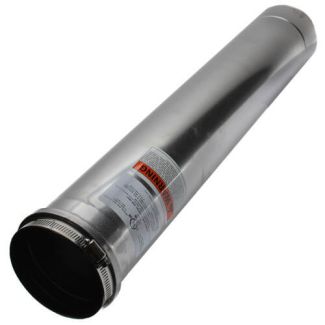 4" x 2 Ft. Z-Flex Single Wall Pipe