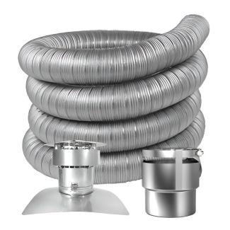 Z-Flex 6" X 35ft 316Ti SS Chimney Liner Kit For Inserts - 2ZFSFIKIT0635X18