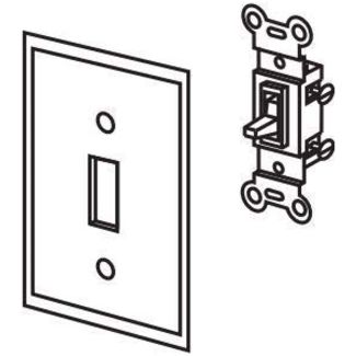 Superior Fireplace Wall Switch Kit - On/Off - White - FWSK