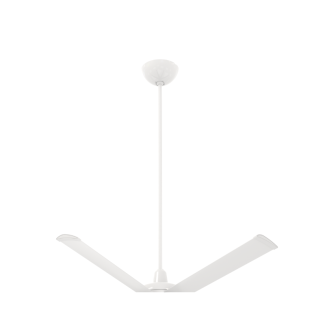Haiku/es6 Downrod White 48 in 13-14 ft Sloped or Flat Ceilings