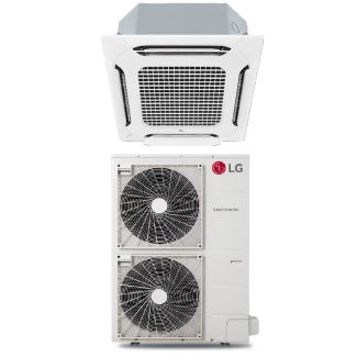 LG 48,000 BTU LGRED 17.8 SEER2 Single Zone Ceiling Cassette Mini Split Heat Pump System - R32 | 230V 