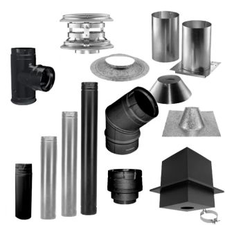 DuraVent 4-Inch Pellet Vent Pro Vertical Venting Kit - 4PVP-VK3