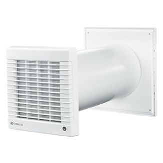 VENTS-US 6" MA Garage Ventilation Kit, Direct Drive, 176 CFM, 2130 RPM, 120V  - GK150MA