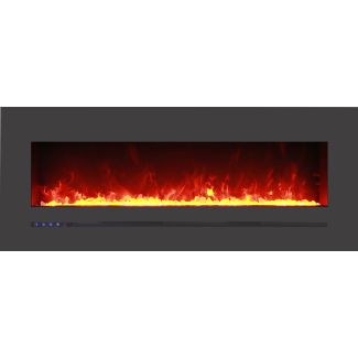 Amantii 48" Linear Electric Fireplace Series - WM-FML-48-5523-STL