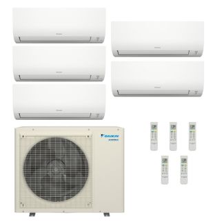 Daikin 48000 BTU MXM 20 SEER2 5 Zone Wall Mount Mini Split Heat Pump System - R32 | 230V - 7+7+7+7+61