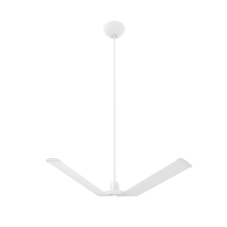 Haiku/es6 Downrod White 60 in 14+ ft Sloped or Flat Ceilings