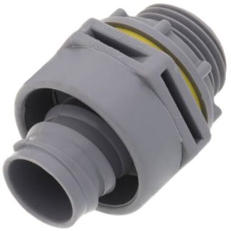 DiversiTech Straight Screw-On Non-Metallic Liquid Tite Fitting - 750SLTC50