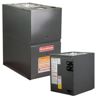 Goodman 1.5 Ton 80% AFUE 40,000 BTU Furnace and Coil System - Upflow/Horizontal - R32 -  CAPTA1818A3 / GR9S800403AN