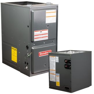 Goodman 1.5 Ton 96% AFUE 40,000 BTU Furnace and Coil System - Downflow/Horizontal - R32- CAPTA1818B3 / GD9S960403BN
