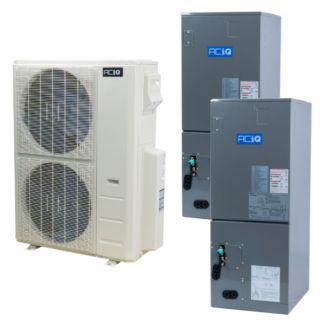 48000 BTU ACiQ Standard Series 20.4 SEER2 Dual Central Zoned Mini Split Heat Pump System - R454B - 24 + 24 - ES-48Z-M6C / ACIQ-24AHB-HH-MB-2