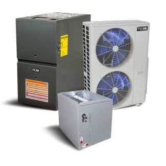 4 Ton 15.5 SEER2 80% AFUE 120,000 BTU ACiQ Gas Furnace and Air Conditioner System - Upflow/Horizontal - ACIQ-48-AC / ACIQ-60-ACL / AQ-GR9S801205DN