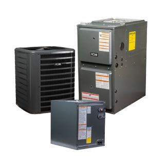 3.5 Ton 13.4 SEER2 92% AFUE 120000 BTU Gas Furnace and R32 Air Conditioner System - Upflow - AQ-GLXS3BN4210 / AQ-CAPFA6030D3 / AQ-GR9S921205DN