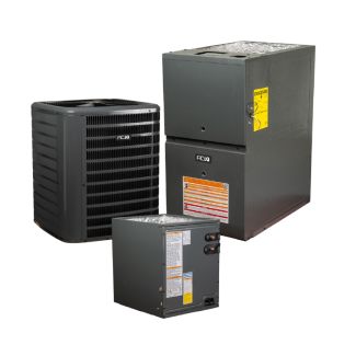 1.5 Ton 13.4 SEER2 80% AFUE 40,000 BTU Gas Furnace and R32 Air Conditioner System - Upflow
