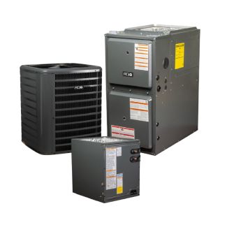 2.5 Ton 13.4 SEER2 80% AFUE 80000 BTU Gas Furnace and R32 Air Conditioner System - Upflow - AQ-GLXS3BN3010 / AQ-CAPFA3626B3 / AQ-GR9S800803BN