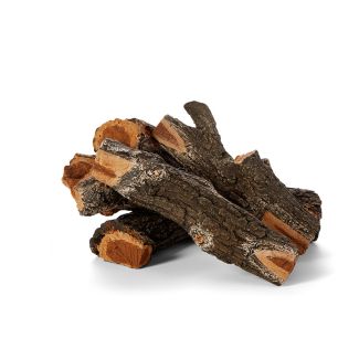 HPC 18/24-Inch 9 Diameter Piece Arizona Weathered Oak Fire Pit Logs - FPL18/24AWO9