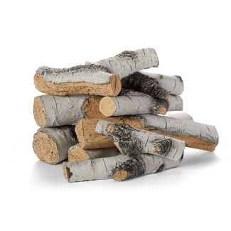 HPC 18/24-Inch Diameter 9 Piece Aspen Birch Fire Pit Logs - FPL18/24AB9