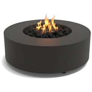 HPC AGNI 48" Steel Gas Fire Pit with CSA Certified Match Light Ignition & Standard Burner in Java - AGNI48-MLFPK-J