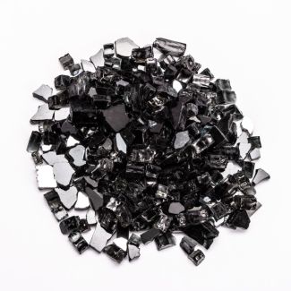 HPC Fire Pit Glass - Black Reflective