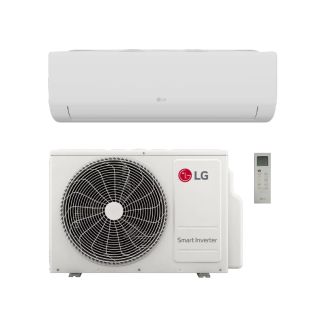 LG 9000 BTU Mega 21 SEER2 Single Zone Wall Mount Mini Split Heat Pump System  – R32 | 115V - KNSAC091B / KUSAC091B