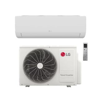 LG 24000 BTU Mega 20 SEER2 Single Zone Wall Mount Mini Split Heat Pump System – R32 | 208‑230V - KNSAC241A / KUSAC241A