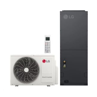 LG 1 Ton 16.2 SEER2 High Efficiency Heat Pump Split System - R32 Inverter - Multi-Positional - KUSXB121A / KNSLB121A