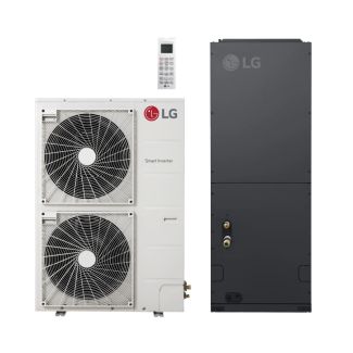 LG 3.5 Ton 18 SEER2 High Efficiency Heat Pump Split System - R32 Inverter - Multi-Positional - KUSXB421A / KNSLB421A